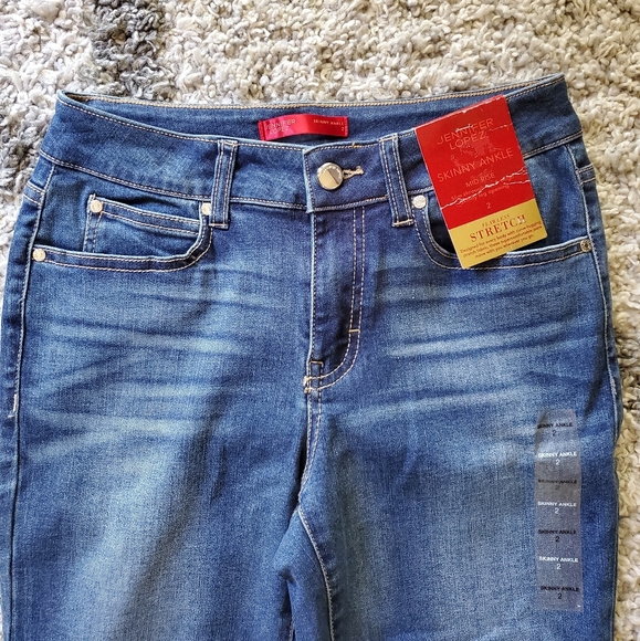 NWT Jennifer Lopez Skinny Ankle Jeans - Picture 2 of 8